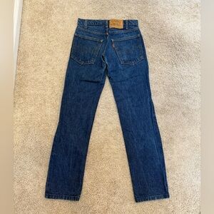 Vintage Orange Tab Levi’s 505 Indigo Jeans 25x29